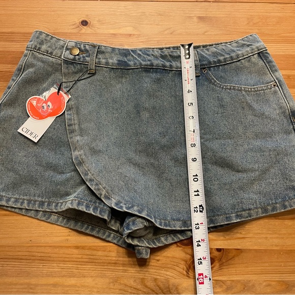 Cider Classic Blue Denim Skort - Picture 13 of 14